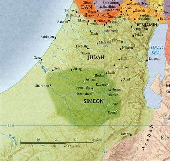 Joshua 14&15: Dividing the Land (Judah) - PSALMS to God
